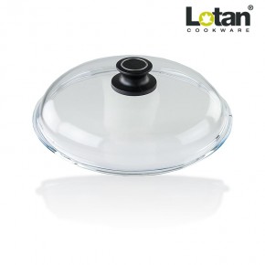Lotan LOT-024 stiklinis apvalus dangtis 24 cm