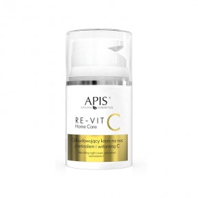 Naktinis veido kremas su retinoliu ir vitaminu C, APIS RE-VIT C 50 ml