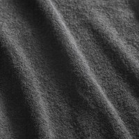 Kilpinė (frotinė) paklodė su guma, tamsiai pilka, 70x190 cm