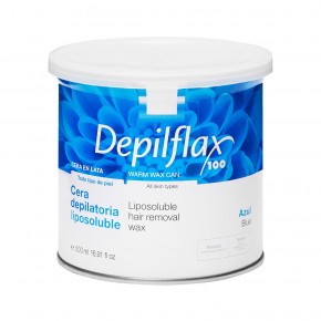 Vaškas skardinėje su azulenu Depilflax, 500 ml