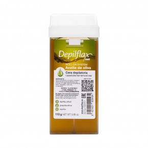 Vaškas kasetėje Depilflax su alyvuogiu aliejumi, 110 ml