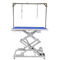 Elektrinis kirpimo stalas Blovi Upper Pro, 125cm x 65cm, mėlynas