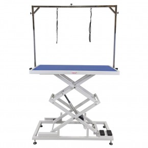 Elektrinis kirpimo stalas Blovi Upper, 125cm x 65cm, mėlynas