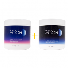 Rinkinys 1+1: Dxtinct Moon anti age + Moon frequent plaukų kaukės po 1000 ml