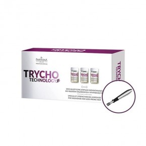Farmona trycho technology stiprinamosios ampulės nusilpusiems ir slenkantiems plaukams 10 x 5 ml