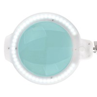Kosmetologinė LED lempa - lupa MOONLIGHT 8013/6, baltos spalvos