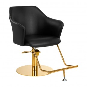 Kirpimo kėdė Gabbiano Marbella, juoda-auksinė