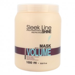 Kaukė plaukams Sleek Line Volume, 1000 ml