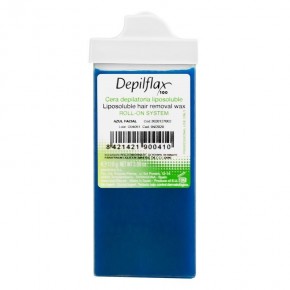 Vaškas kasetėje Depilflax su azulenu (siaura galvute), 110 ml
