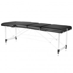 Sulankstomas masažo stalas Komfort 3, juodas