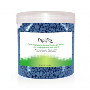 Kietasis vaškas granulėmis Depilflax Azul, 600 g