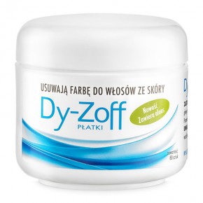 DY-ZOFF servetėlės nuvalyti dažams nuo odos, 80 vnt